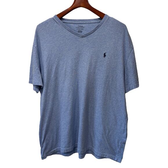 Polo Ralph Lauren Heather Blue T-Shirt Men’s Size XL Navy Pony Classic Fit - Picture 1 of 4
